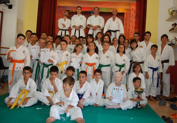 From Italy: examination Kyu-belts (Ch. Instructor shihan IBO) 2009