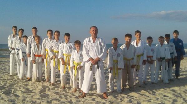 From Ukraine: Sensei Alexander Kunitsa with students on summer camps (July) 2018