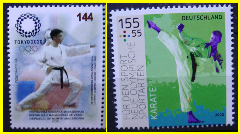 Who is interested in stamps from the world of Budo.